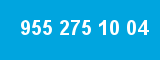 955 275 10 04 955 275 10 04
